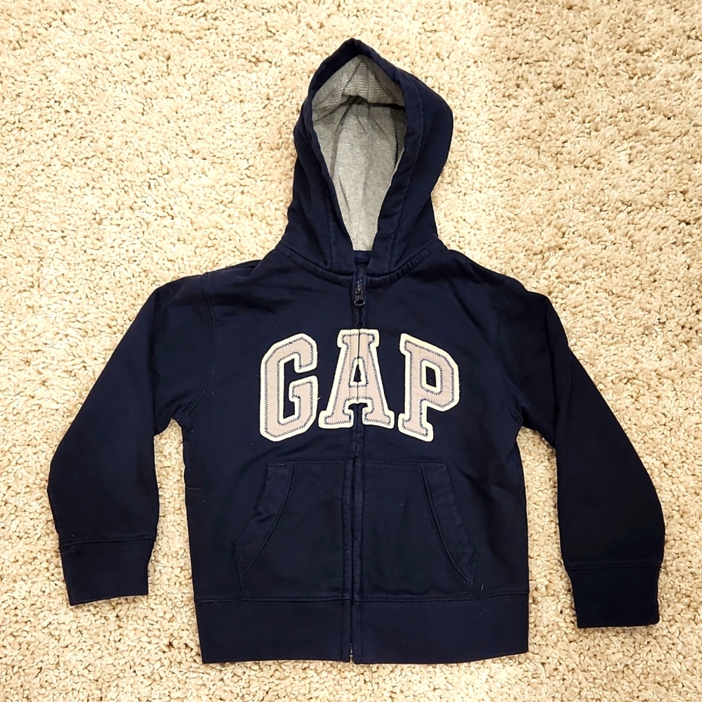 Gap Boys Zip Up Hoodie size XS 4-5